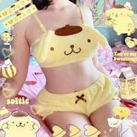 Playful Purin Lingerie Set