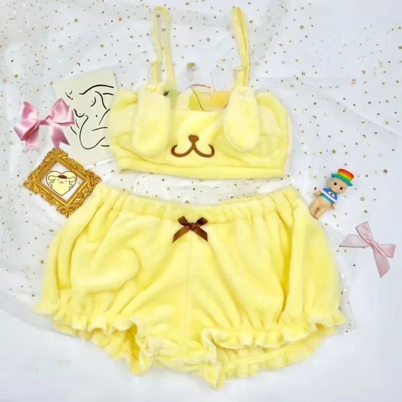 Playful Purin Lingerie Set
