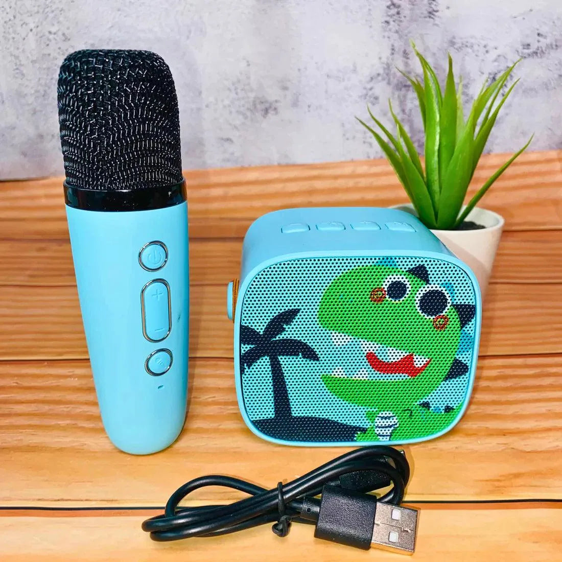 Portable Mini Karaoke Speaker and Mic - Bear Hugs