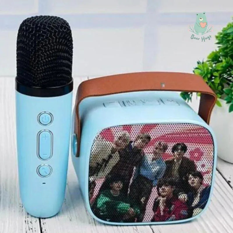 Portable Mini Karaoke Speaker and Mic - Bear Hugs