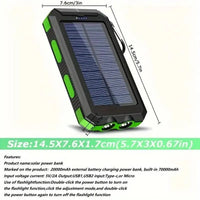 Portable Solar Energy Mobile Adventure Power Bank (7000 mAh) - Bear Hugs