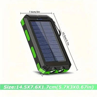 Portable Solar Energy Mobile Adventure Power Bank (7000 mAh) - Bear Hugs