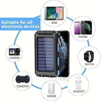 Portable Solar Energy Mobile Adventure Power Bank (7000 mAh) - Bear Hugs