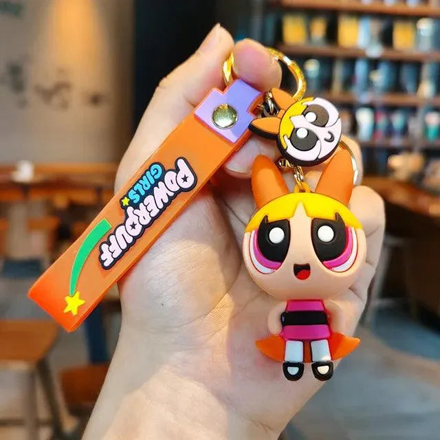 Powerpuff Girls Plush Keychain - Bear Hugs