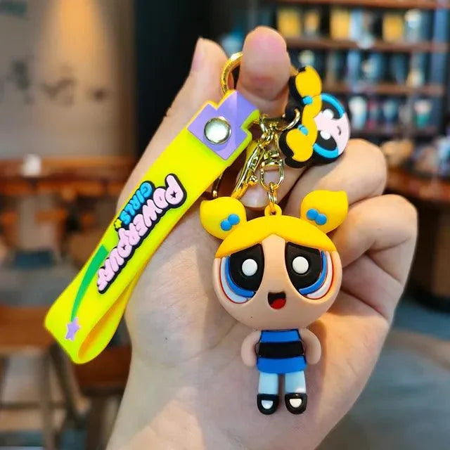 Powerpuff Girls Plush Keychain - Bear Hugs