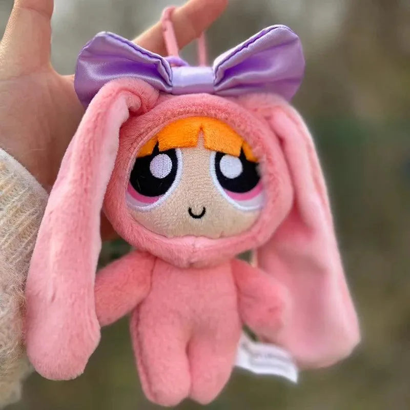 Powerpuff Girls Plush Keychain - Bear Hugs