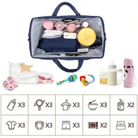 Premium 3 in 1 Mother And Baby Bag For New Moms - Bear Hugs