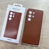 Premium Leather Case for Samsung S22 and S23 Ultra - Bear Hugs