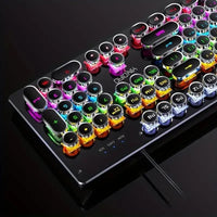 Premium Mechanical LED Backlit 104 Keys Keyboard - Bear Hugs