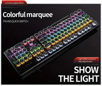 Premium Mechanical LED Backlit 104 Keys Keyboard - Bear Hugs