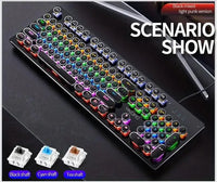 Premium Mechanical LED Backlit 104 Keys Keyboard - Bear Hugs