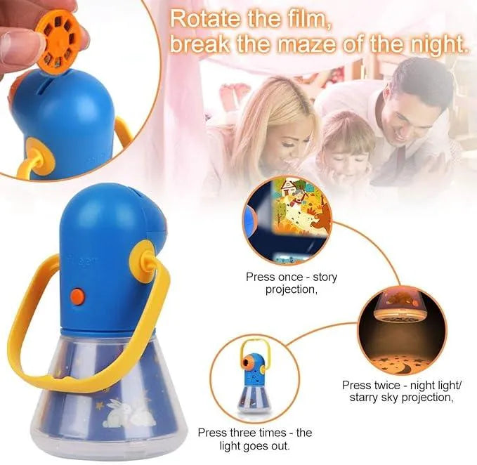 Premium Projector Storybook With In-built Torch - Bear Hugs