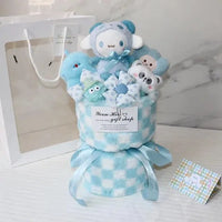 Premium Sanrio My Melody Kuromi Hello Kitty Doll Bouquet - Bear Hugs