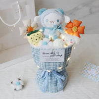 Premium Sanrio My Melody Kuromi Hello Kitty Doll Bouquet - Bear Hugs