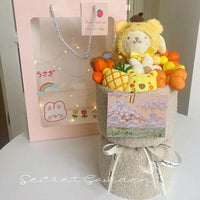 Premium Stuffed Sanrio Purin My Melody Kuromi Cinnamoroll Bouquet - Bear Hugs