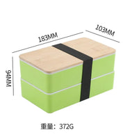 Premium Two-Tier Bento Box (1200 ml) - Bear Hugs