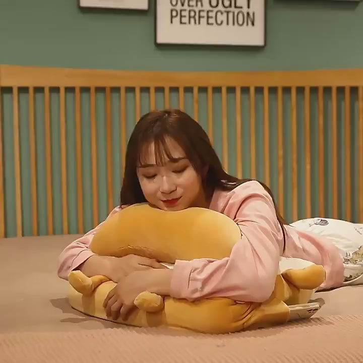 Toast Plush Pillow and Blanket