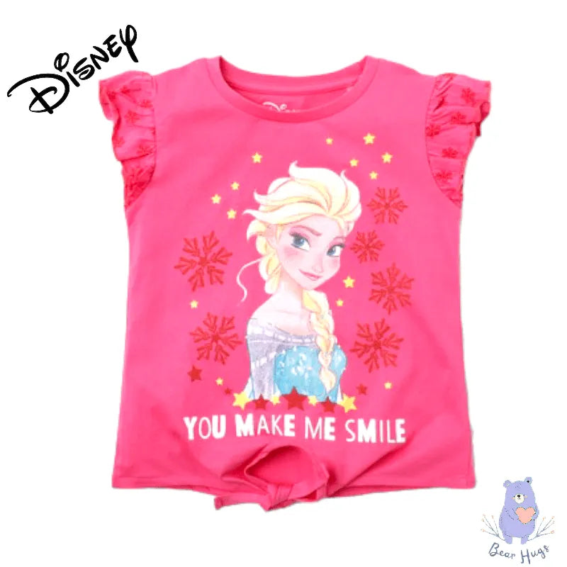 Princess Print Crew-Neck T-shirt - Bear Hugs