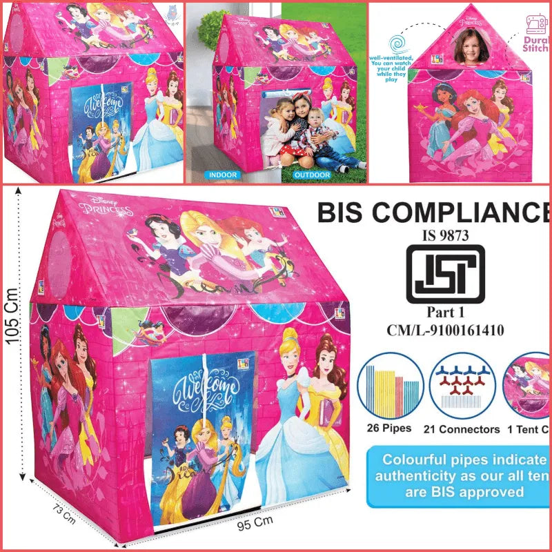 Princess Tent with LED Light - Bear Hugs