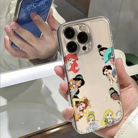 Princesses Transparent Phone Case (For iPhones) - Bear Hugs