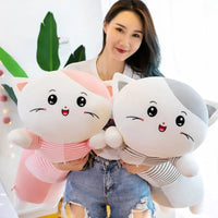 li 50cm Long Cat Pillow Plush Toy Soft Stuffed Plush Animal Kids Gift Home Decor Girl Gift - Bear Hugs