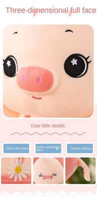 li Pig Doll Anime Plush Toy Large Stuffed Toys for Girls Room Decorative Pillow Hugs Birthday Gift - Bear Hugs