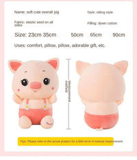 li Pig Doll Anime Plush Toy Large Stuffed Toys for Girls Room Decorative Pillow Hugs Birthday Gift - Bear Hugs