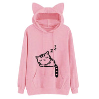 Sleepy Cat Hoodie - Bear Hugs