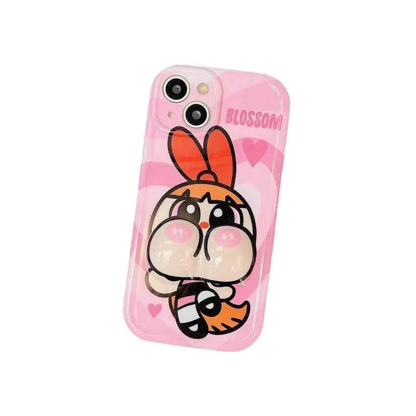 Puffy Powerpuff Girls Phone Case (For iPhones) - Bear Hugs