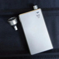 Pure Titanium Hip Flask (100 ml) - Bear Hugs