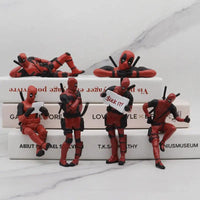 Quirky Deadpool Desk Figurine - Bear Hugs