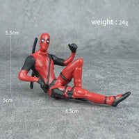 Quirky Deadpool Desk Figurine - Bear Hugs