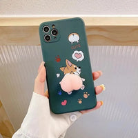 Quirky Dog Phone Case (For iPhone) - Bear Hugs