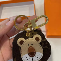 Regal Roar Monogram Lion Luxe Keychain