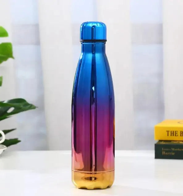 Rainbow Cola Metal Water Bottle (500 ml) - Bear Hugs