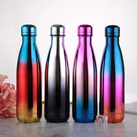 Rainbow Cola Metal Water Bottle (500 ml) - Bear Hugs