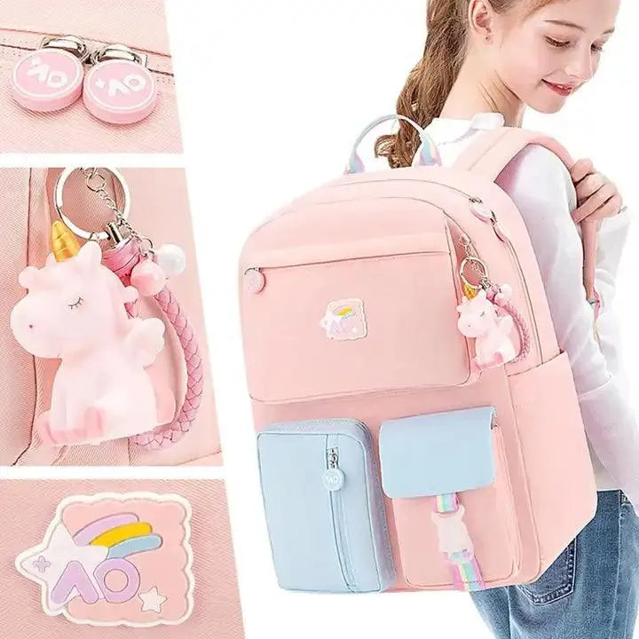 Rainbow School Bag For Kids - Bear Hugs