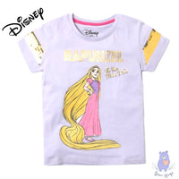 Rapunzel Print Round-Neck T-shirt - Bear Hugs