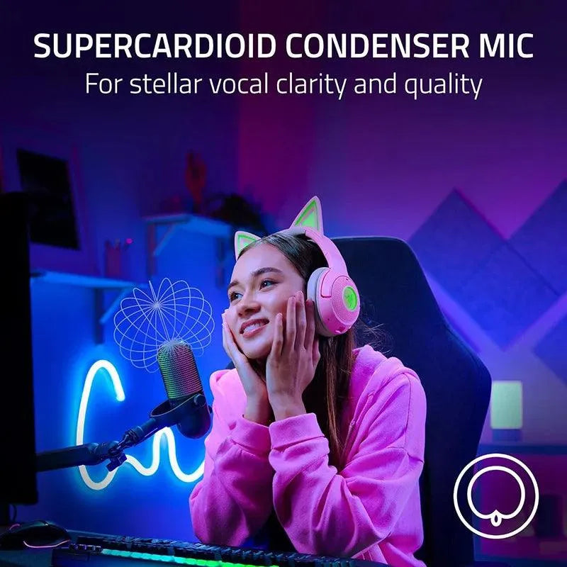 Razer Seiren V3 Chroma RGB Supercardioid Condenser Mic - Bear Hugs