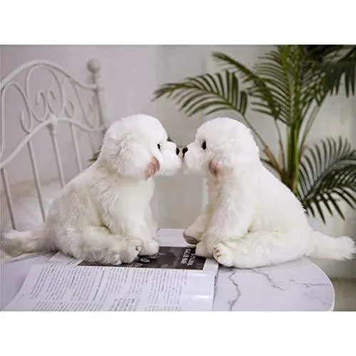 Real-like Maltese Dog Plush - Bear Hugs