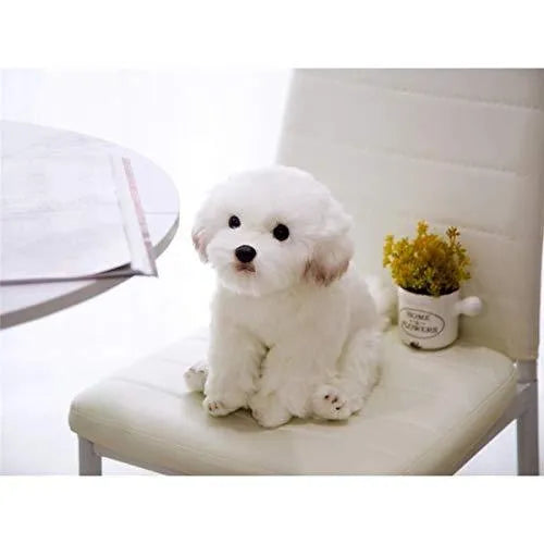 Real-like Maltese Dog Plush - Bear Hugs