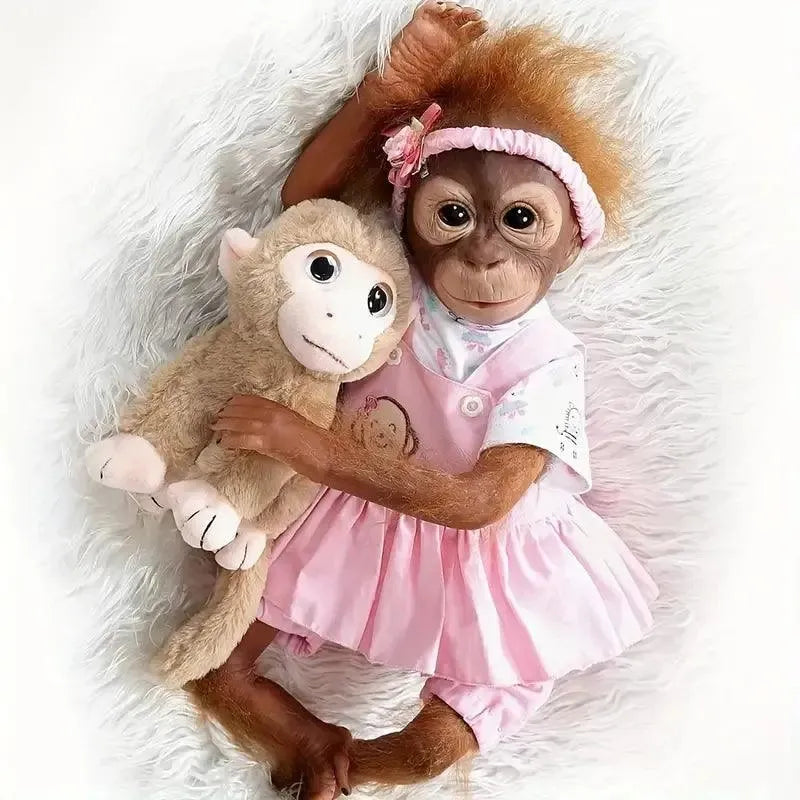 Realistic Orangutan Monkey Doll (55 cm) - Bear Hugs