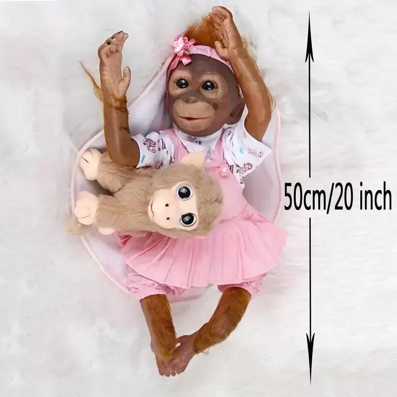 Realistic Orangutan Monkey Doll (55 cm) - Bear Hugs