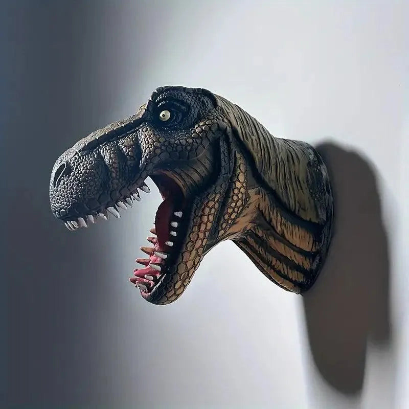 Realistic Wall-Mounted T-Rex Dino Head - Bear Hugs