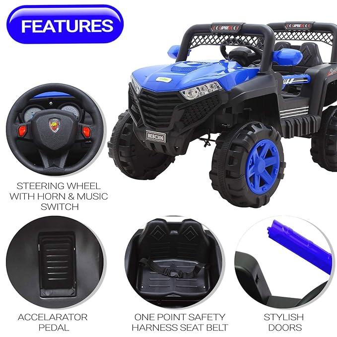 Rechargeable 12V Battery-Operated ATV - Bear Hugs