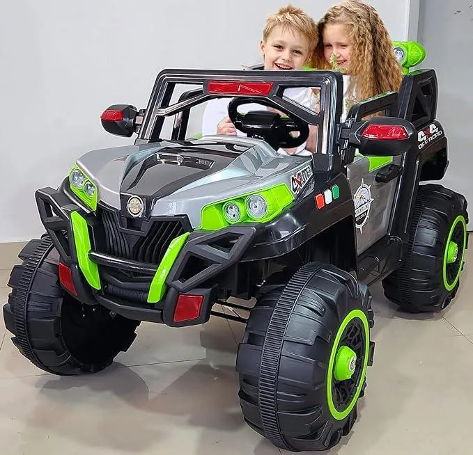 Rechargeable Battery Electric Steering 4x4 Kids Jeep - Bear Hugs