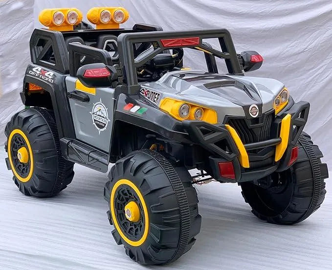 Rechargeable Battery Electric Steering 4x4 Kids Jeep - Bear Hugs