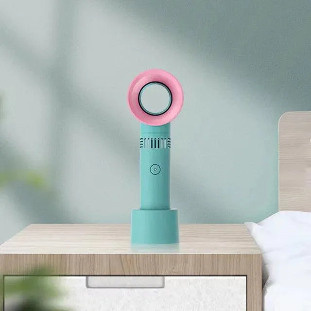 Rechargeable Bladeless Handheld Fan - Bear Hugs