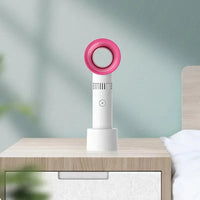 Rechargeable Bladeless Handheld Fan - Bear Hugs