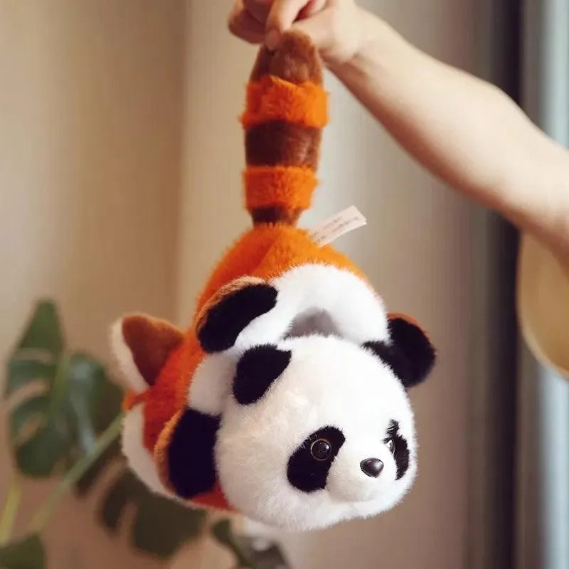 Red and White Panda Transforming Doll - Bear Hugs